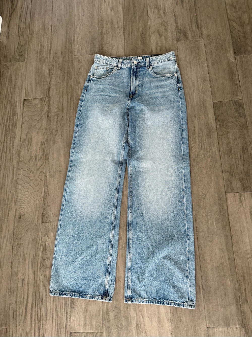 Light Blue Wide Leg women Jeans
